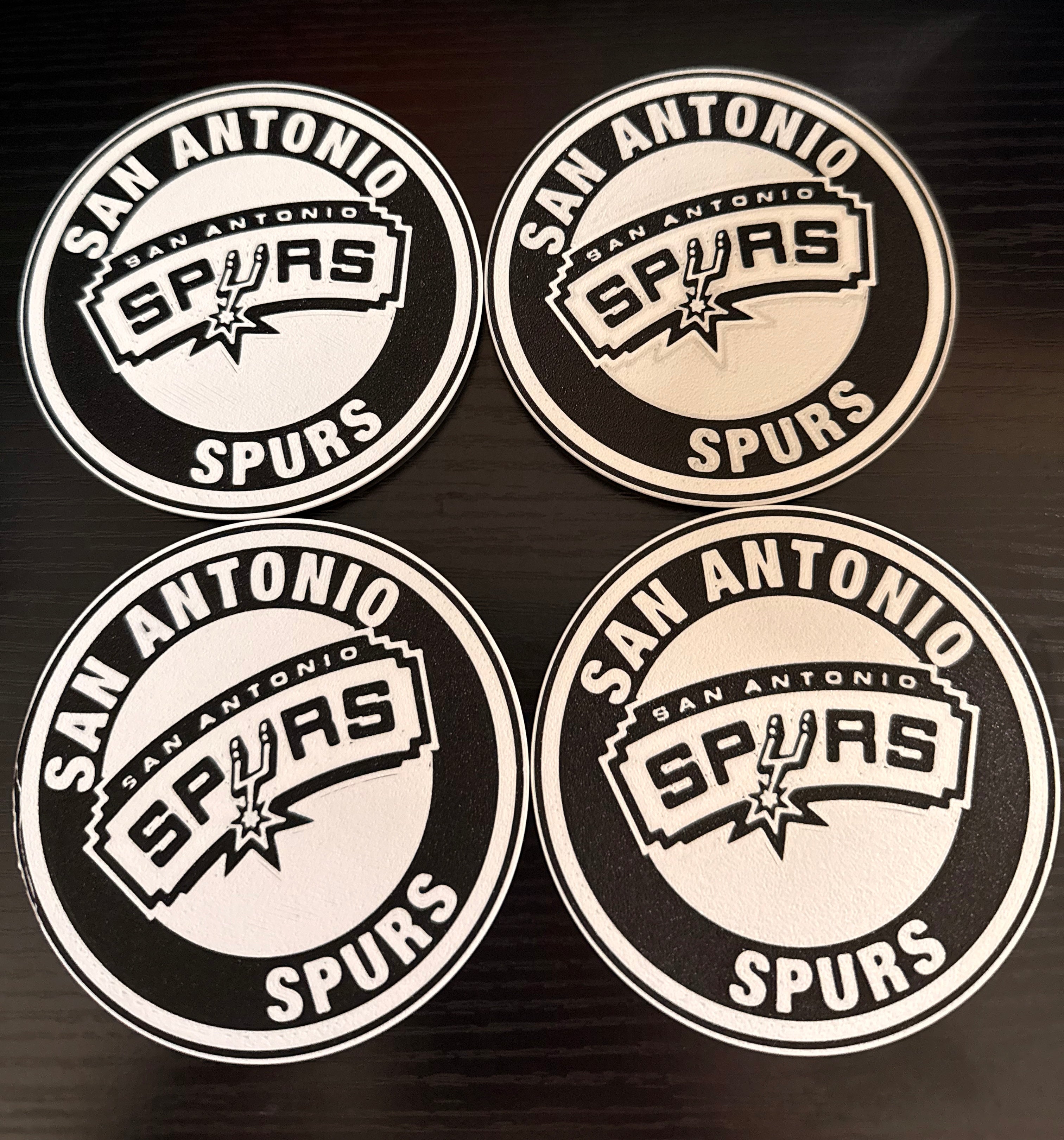 Spurs Coaster 3D Print