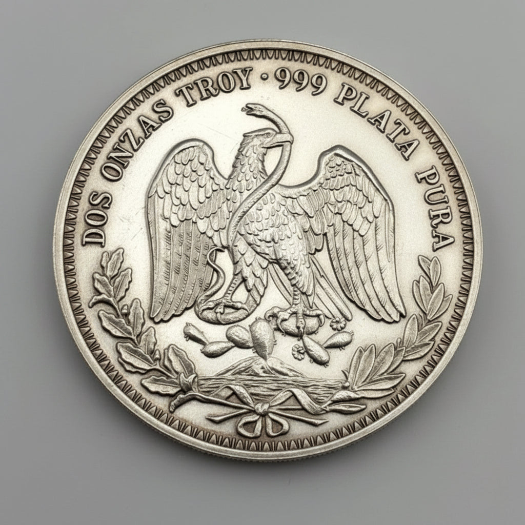 Pancho Villa on Horse 2 oz Onzas .999 Pure Silver Mexico