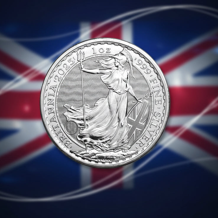2025 Great Britain 1 oz Silver Britannia BU