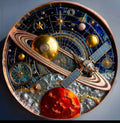 Space Universe 10 oz Colorized Copper In Capsule